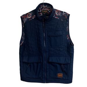 &Lore by Tahoe River Men’s Quilted Utility Vest – Aztec Yoke Western - Size L